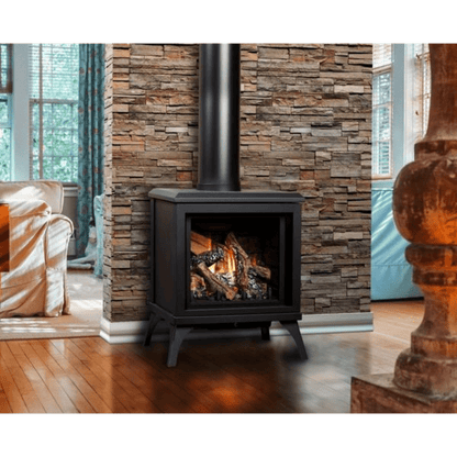 Kingsman FDV200S 23" Freestanding Intermittent Pilot Proflame 2, Propane Gas Direct Vent Stove