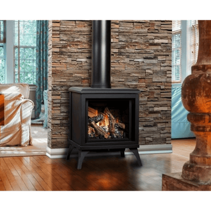 Kingsman FDV200S 23" Freestanding Millivolt Control, Natural Gas Direct Vent Stove