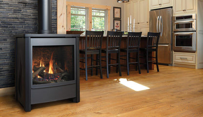 Kingsman FDV451 27" Freestanding Millivolt Control, Propane Gas Direct Vent Stove