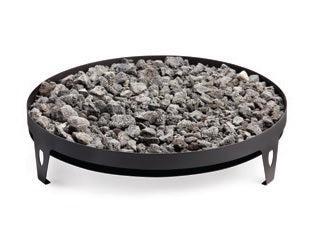 Kingsman FP2085 20" Propane Gas, Outdoor Round Fire Pit With 5ft Hose and Regulator