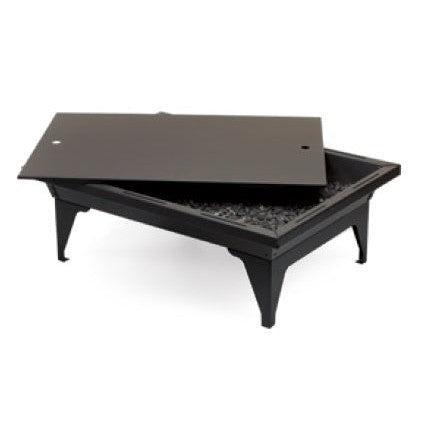 Kingsman FP2785 20" x 27" Natural Gas, Outdoor Rectangular Fire Pit