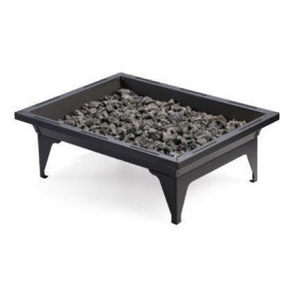 Kingsman FP2785 20" x 27" Natural Gas, Outdoor Rectangular Fire Pit