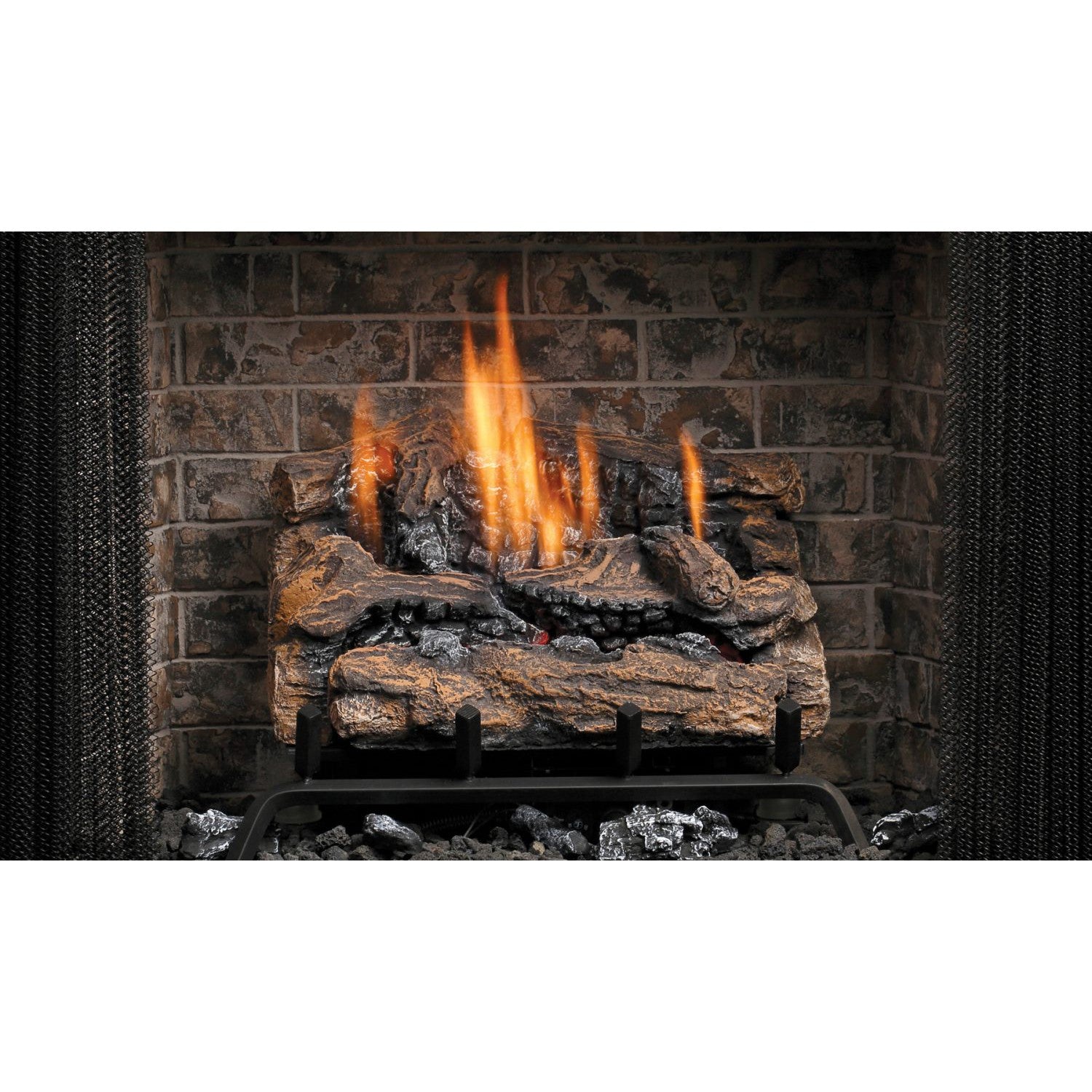Kingsman GLVF24 24" Manual Valve, Propane Gas Vent Free Gas Log Burner