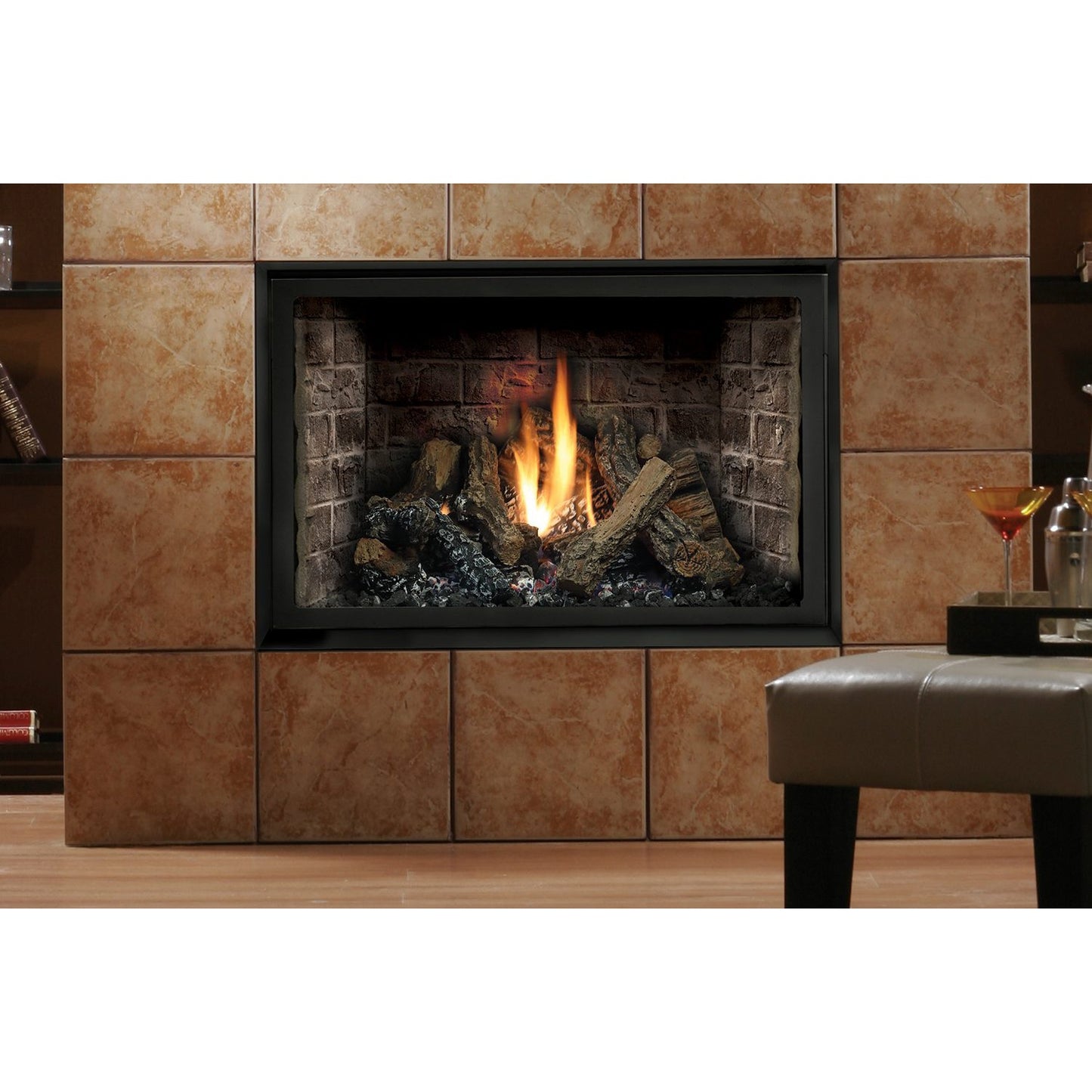 Kingsman HBZDV3624 36" Zero Clearance Millivolt Control, Natural Gas Direct Vent Fireplace