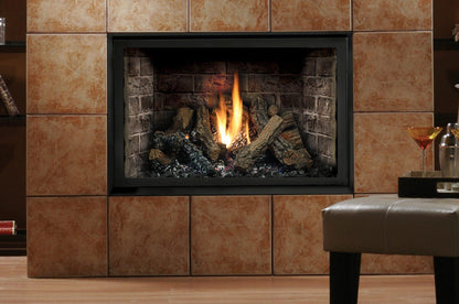 Kingsman HBZDV4224 42" Zero Clearance Millivolt Control, Propane Gas Direct Vent Fireplace