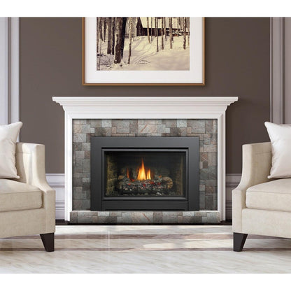 Kingsman IDV34 29" Millivolt Control, Propane Gas Direct Vent Fireplace Insert