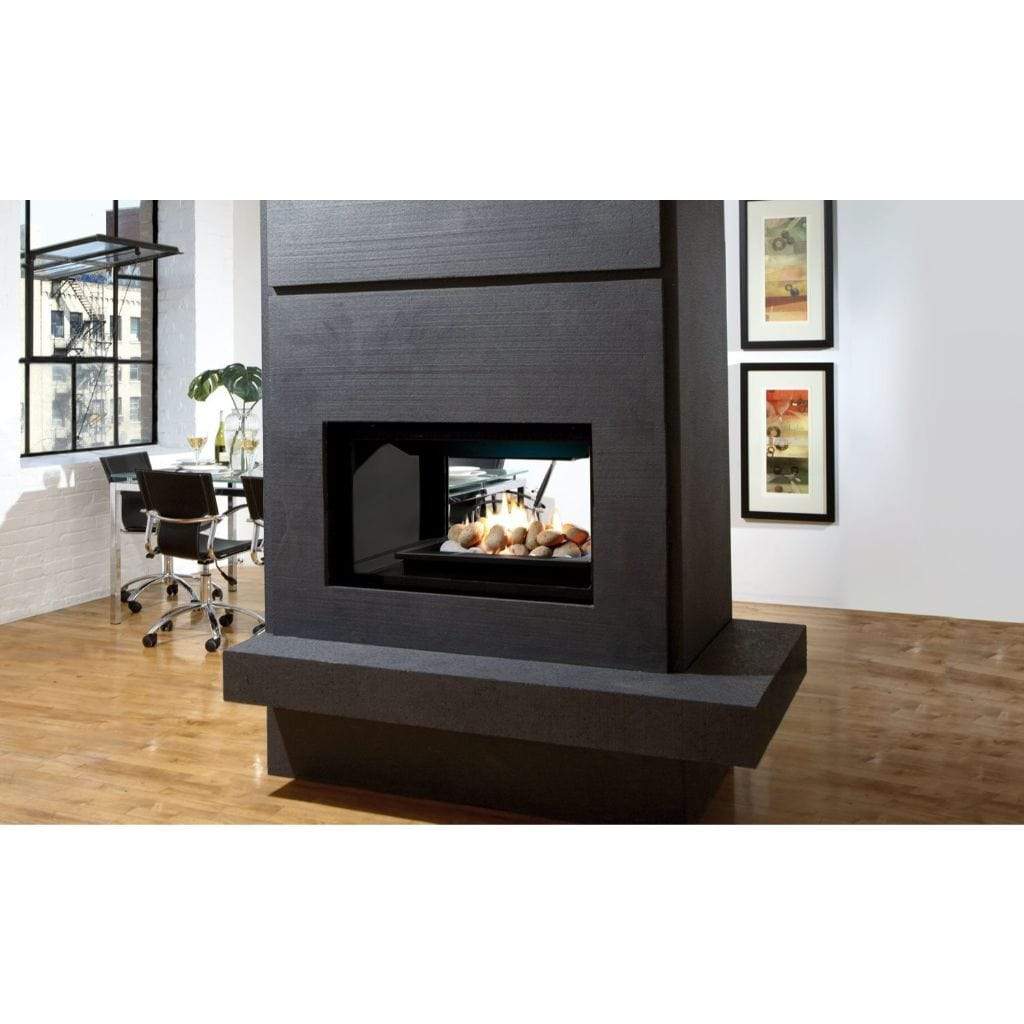 Kingsman MDV31 Direct Vent Multi-Sided Gas Fireplace with Left/Right Hand Burner