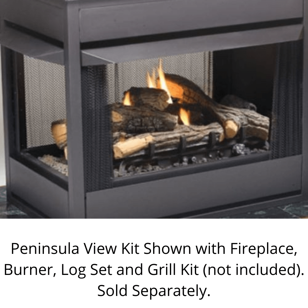 Kingsman Peninsula View Kit for MVF40 Series Fireplaces