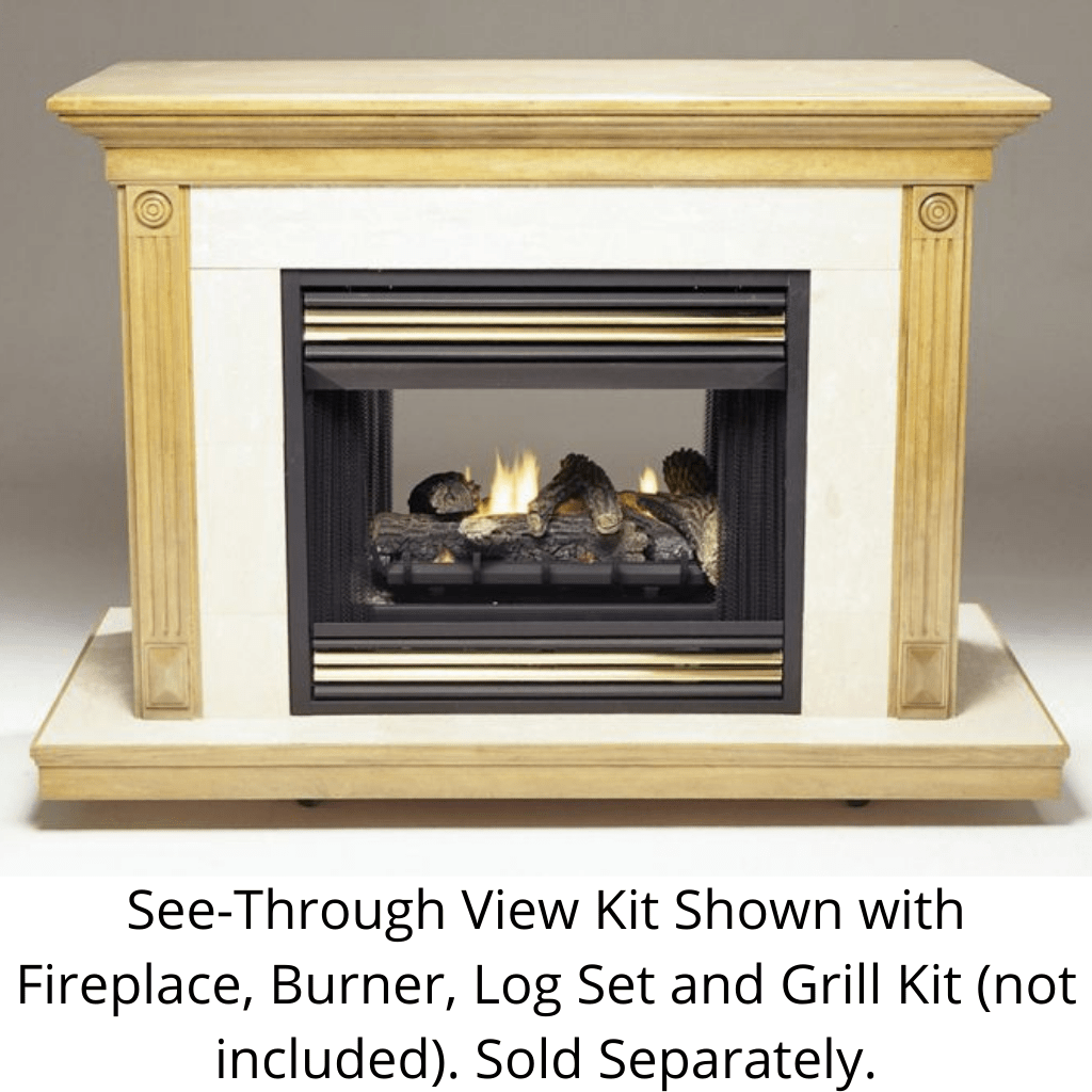 Kingsman See-Through View Kit for MVF40 Series Fireplaces