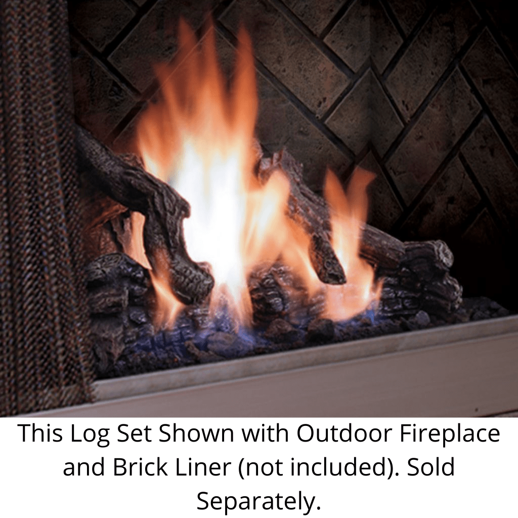 Kingsman Split Oak Log Set for OFP42 Series Fireplaces