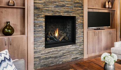 Kingsman ZCV34 33" Zero Clearance Millivolt Control, Natural Gas Direct Vent Fireplace