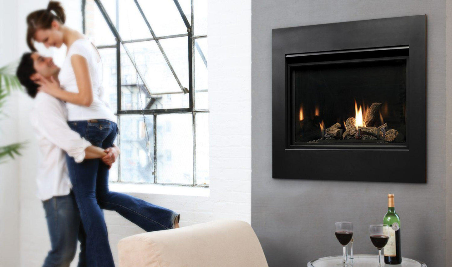 Kingsman ZCV3622 36" Zero Clearance Intermittent Pilot Control, Natural Gas Direct Vent Fireplace