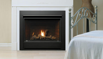 Kingsman ZCV3622 36" Zero Clearance Millivolt Control, Natural Gas Direct Vent Fireplace