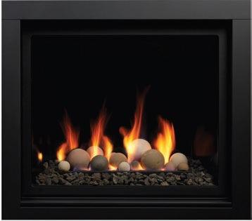 Kingsman ZCV42 42" Zero Clearance Millivolt Control, Propane Gas Direct Vent Fireplace