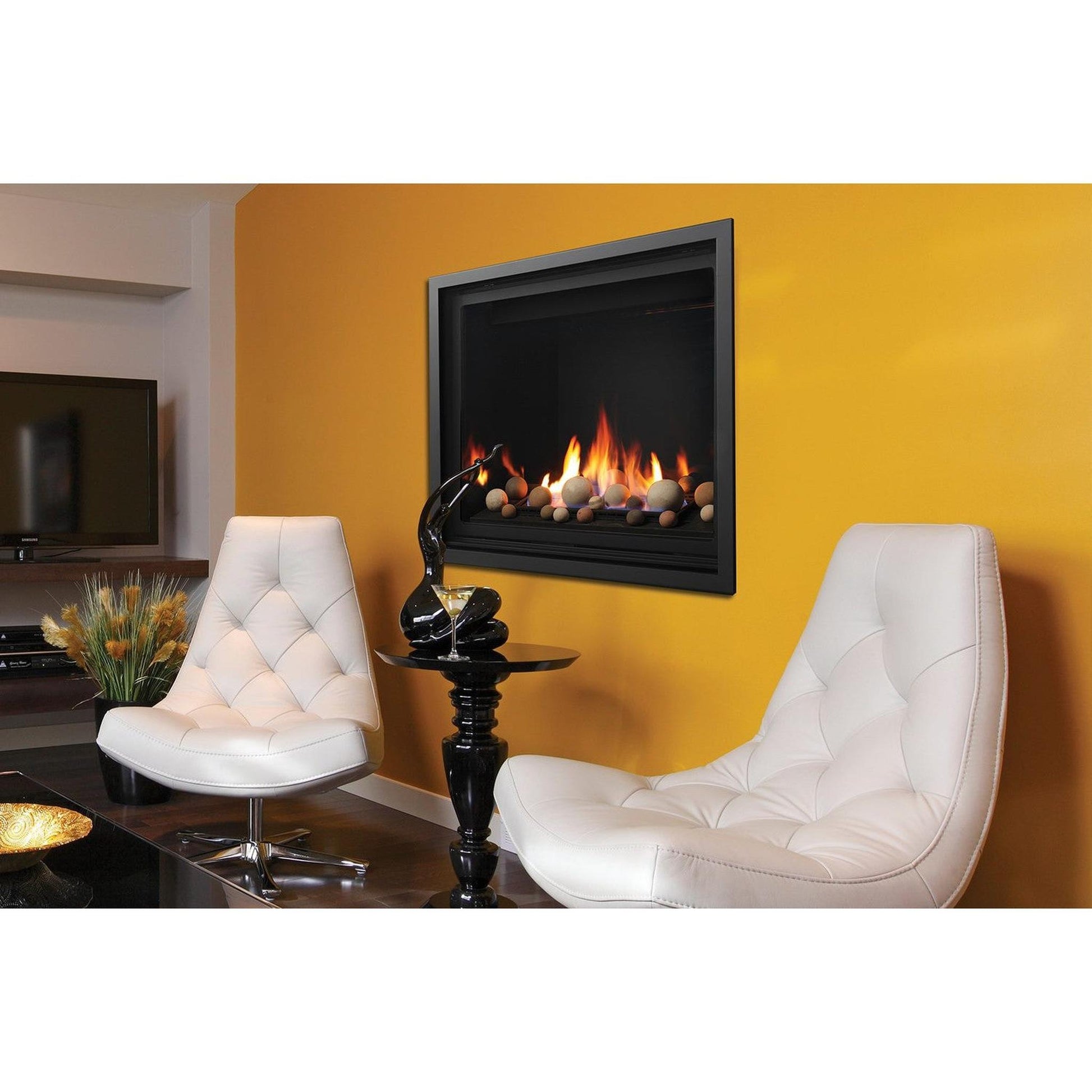 Kingsman ZCV42H 42" Zero Clearance Millivolt Control, Natural Gas Direct Vent Fireplace