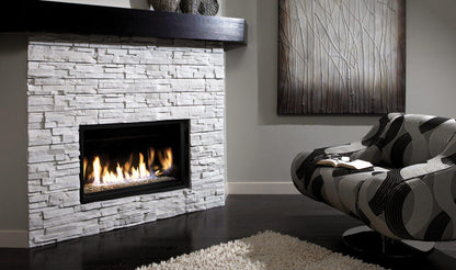 Kingsman ZCVRB3622 36" Zero Clearance Millivolt Control, Propane Gas Direct Vent Linear Fireplace