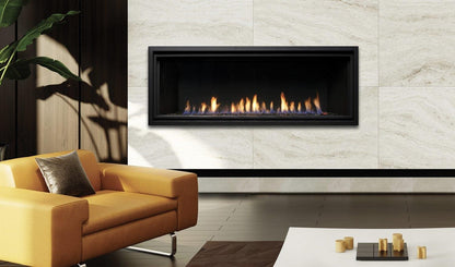 Kingsman ZCVRB60 60" Zero Clearance Millivolt Control, Propane Gas Direct Vent Linear Fireplace