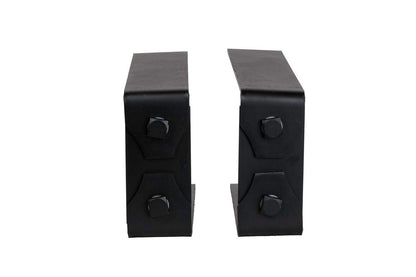 Lexington Hearth 2-Set Black Decorative Bracket Trim For Flat Sawn Beam Mantels