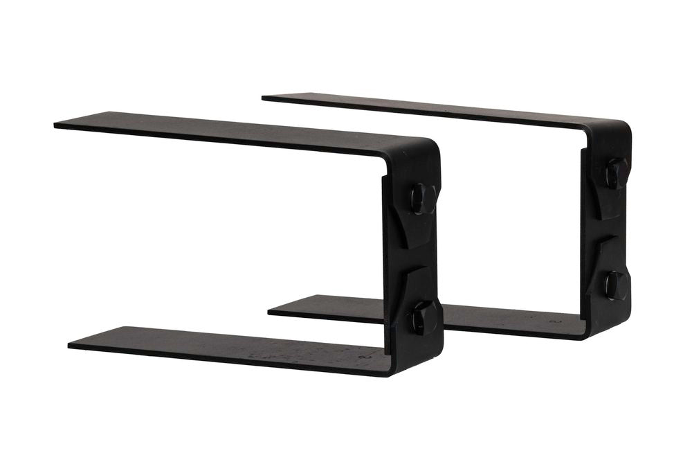 Lexington Hearth 2-Set Black Decorative Bracket Trim For Flat Sawn Beam Mantels