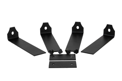 Lexington Hearth 2-Set Black Decorative Bracket Trim For Flat Sawn Beam Mantels