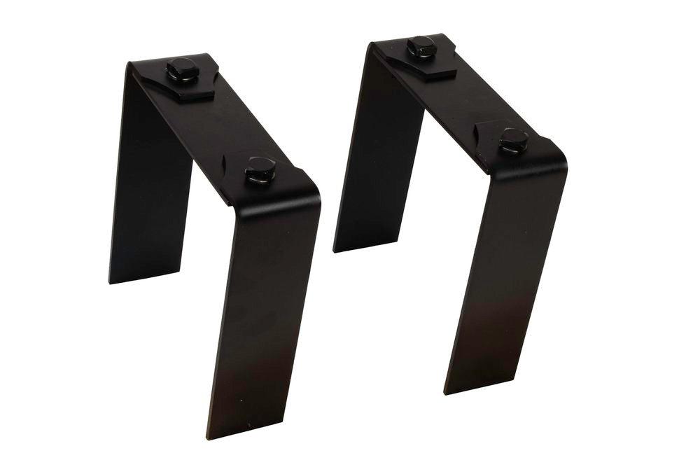 Lexington Hearth 2-Set Black Decorative Bracket Trim For Grist Mill Mantels