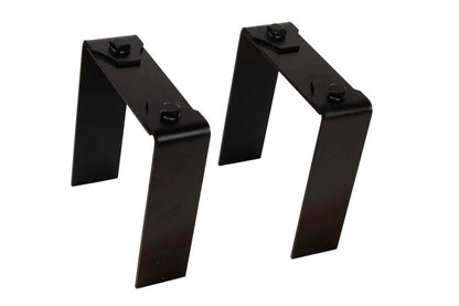 Lexington Hearth 2-Set Black Decorative Bracket Trim For Grist Mill Mantels