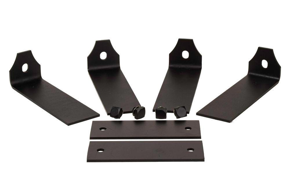 Lexington Hearth 2-Set Black Decorative Bracket Trim For Grist Mill Mantels