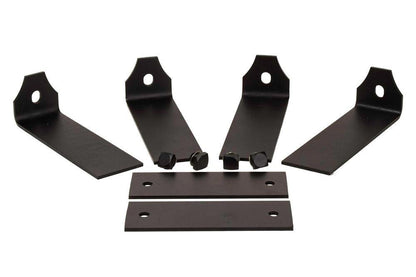 Lexington Hearth 2-Set Black Decorative Bracket Trim For Grist Mill Mantels