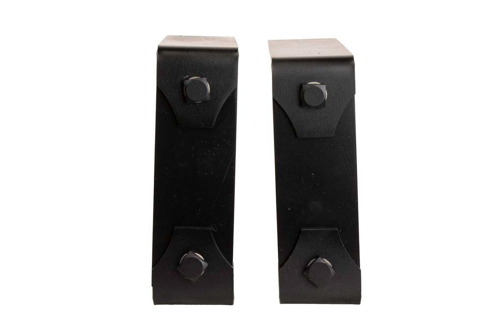 Lexington Hearth 2-Set Black Decorative Bracket Trim For Grist Mill Mantels