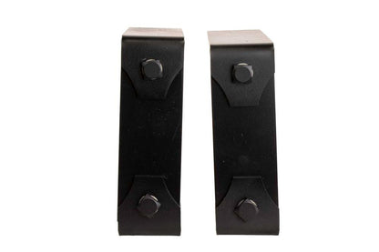 Lexington Hearth 2-Set Black Decorative Bracket Trim For Grist Mill Mantels