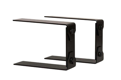 Lexington Hearth 2-Set Black Metal Decorative Bracket Trim For Hayloft Beam Mantels
