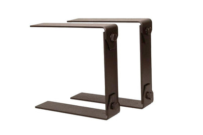 Lexington Hearth 2-Set Bronze Metal Decorative Bracket Trim For Tobacco Barn Mantels