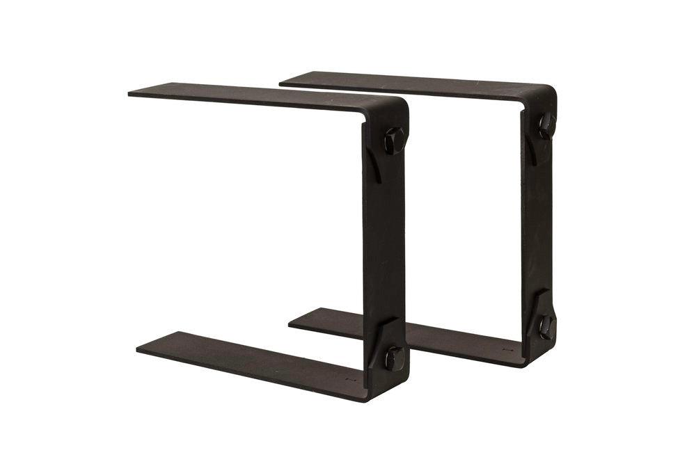Lexington Hearth 2-Set Bronze Metal Decorative Bracket Trim For Tobacco Barn Mantels