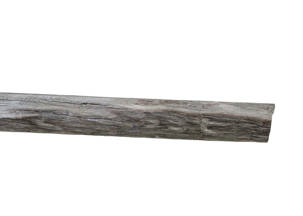 Lexington Hearth Cabin Pine 60" Non-Combustible Weathered Gray Mantel Shelf Kit