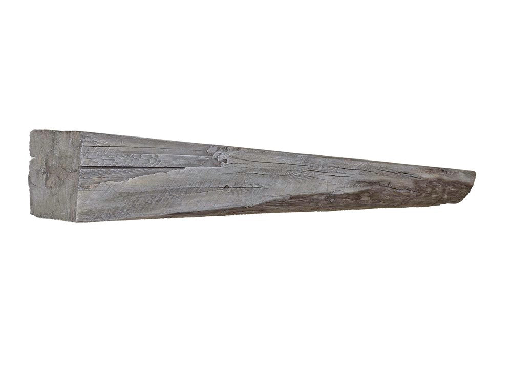 Lexington Hearth Cabin Pine 72" Non-Combustible Weathered Gray Mantel Shelf Kit