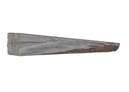 Lexington Hearth Cabin Pine 72" Non-Combustible Weathered Gray Mantel Shelf Kit