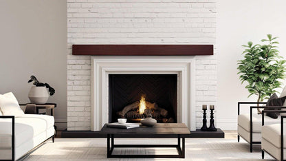 Lexington Hearth Classic 60" Cherry Wood Mantel Shelf Kit