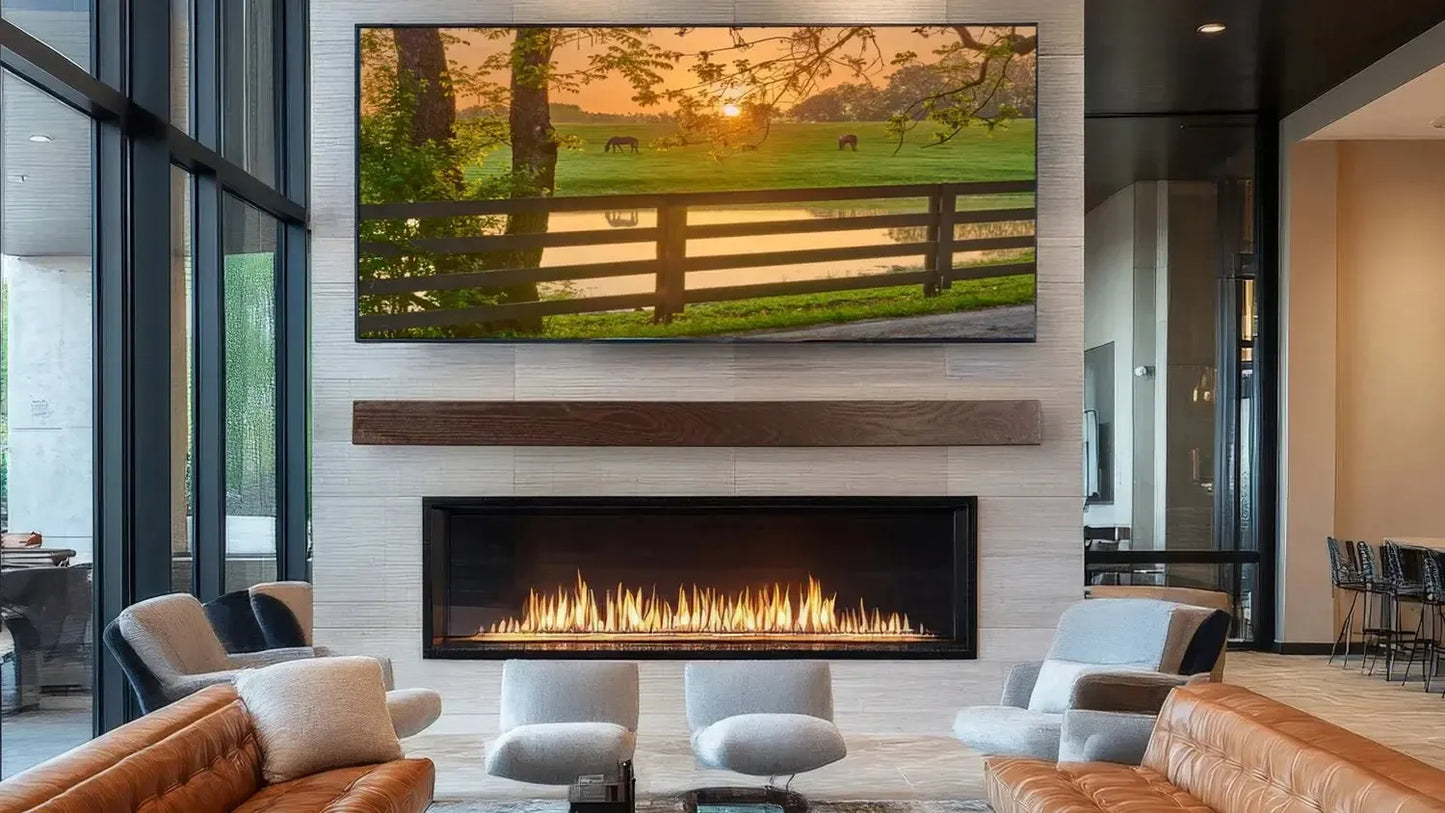 Lexington Hearth Classic 60" Mahogany Non-Combustible Beam Mantel
