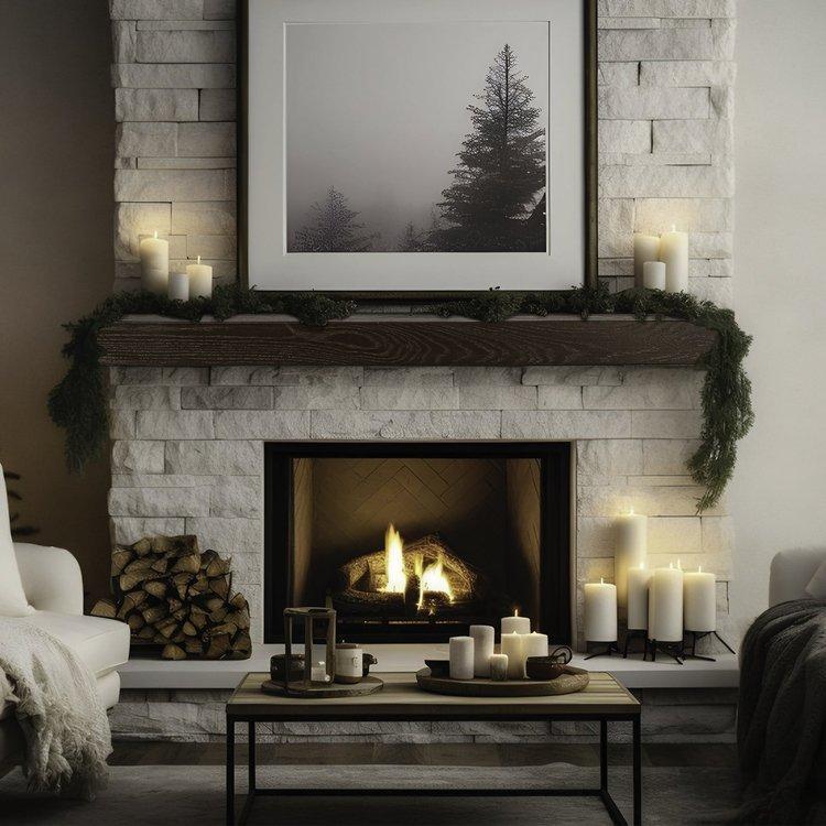 Lexington Hearth Classic 60" Mahogany Non-Combustible Beam Mantel