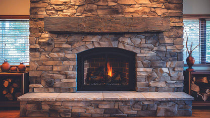 Lexington Hearth Farmhouse 72" Non-Combustible Maduro Mantel Shelf Kit