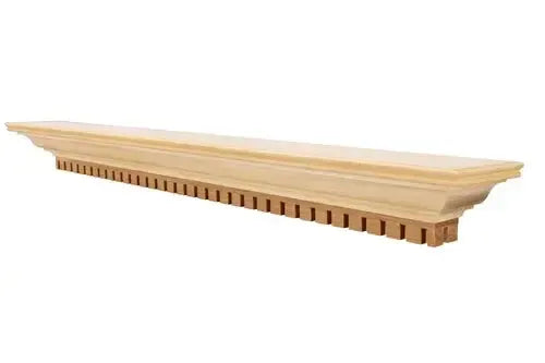 Lexington Hearth Federal 48" Unfinished Wood Mantel Shelf Kit
