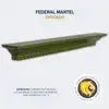 Lexington Hearth Federal 60" Avocado Non-Combustible Mantel