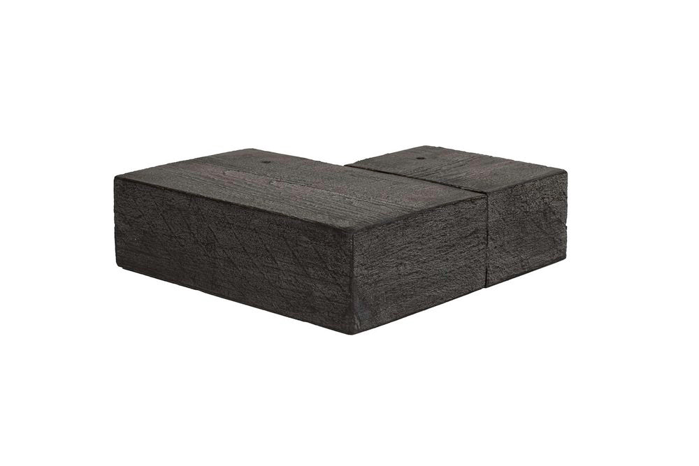 Lexington Hearth Flat Sawn 12" Eclipse Corner Mantel