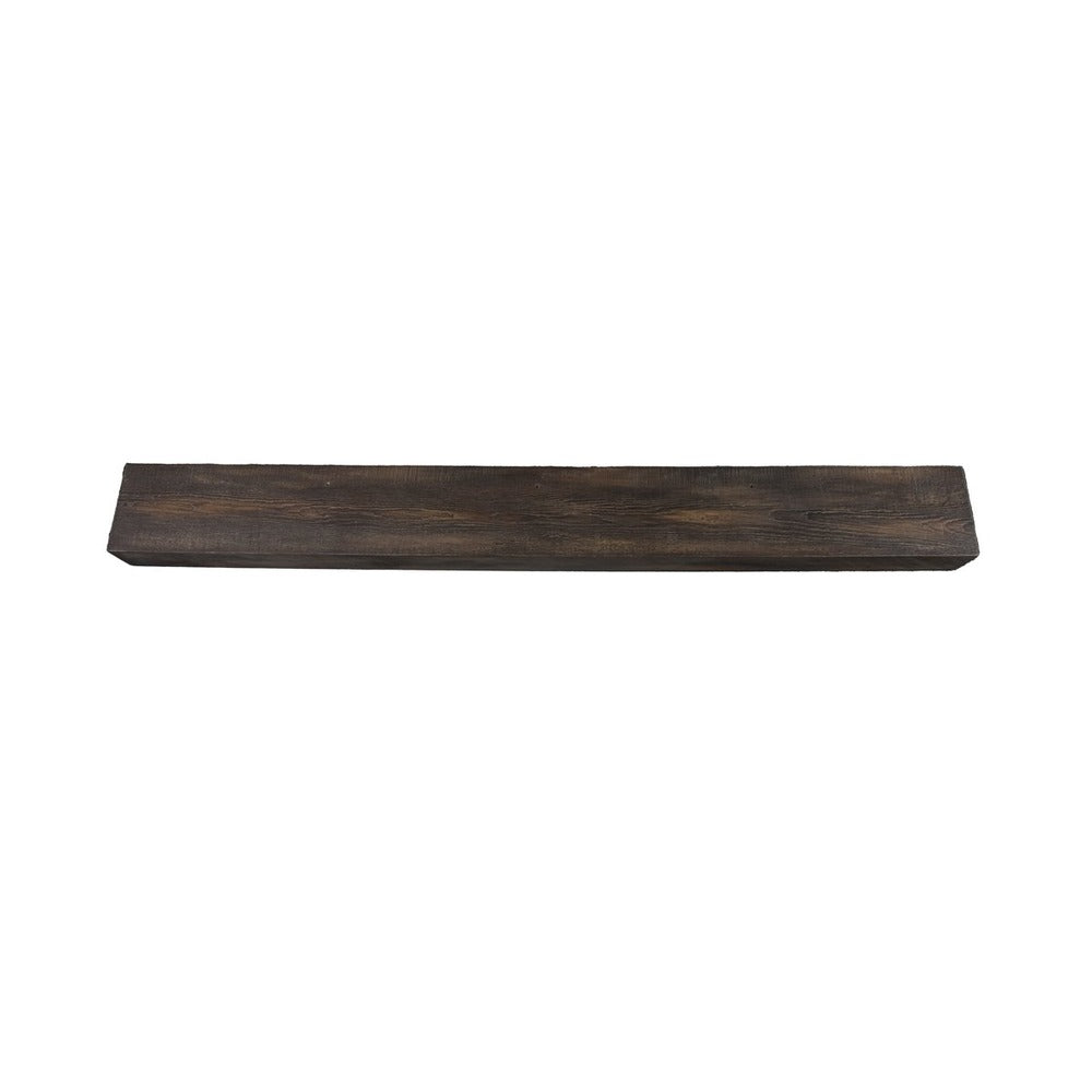 Lexington Hearth Flat Sawn Beam 48" Non-Combustible Maduro Mantel Shelf Kit