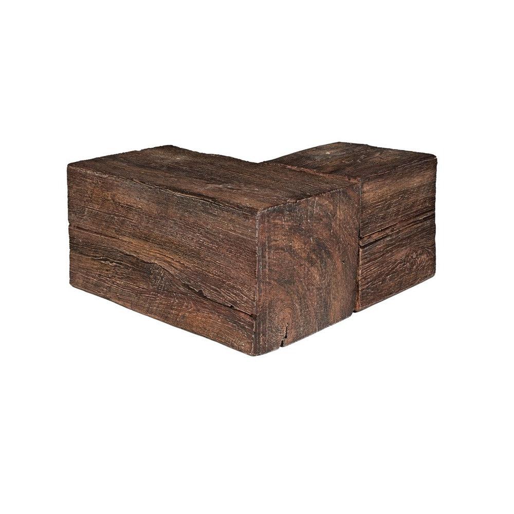 Lexington Hearth Grist Mill 12" Maduro Corner Mantel
