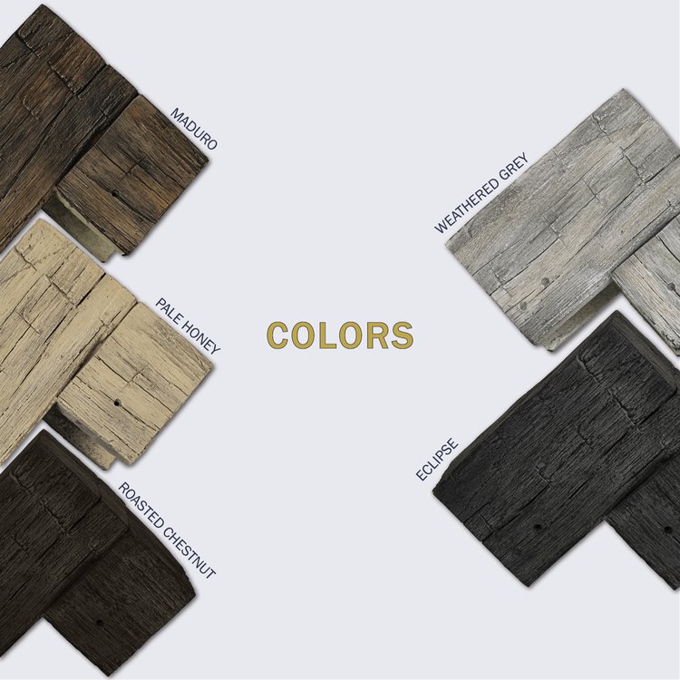 Lexington Hearth Grist Mill 12" Weathered Gray Corner Mantel