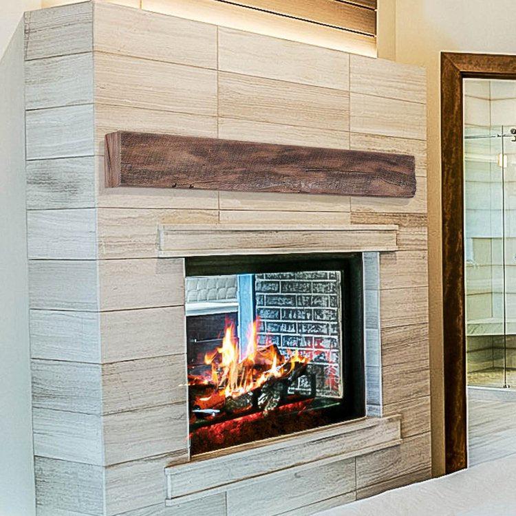 Lexington Hearth Grist Mill 60" Non-Combustible Maduro Mantel Shelf Kit