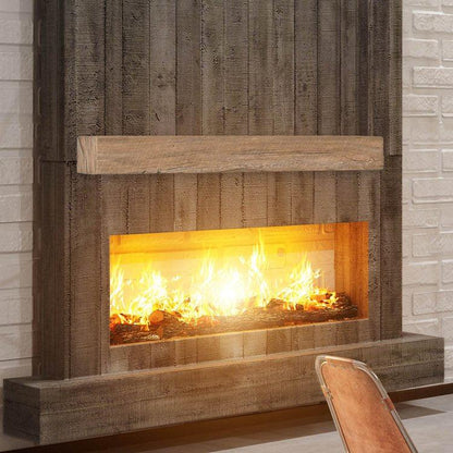 Lexington Hearth Grist Mill 60" Non-Combustible Pale Honey Mantel Shelf Kit