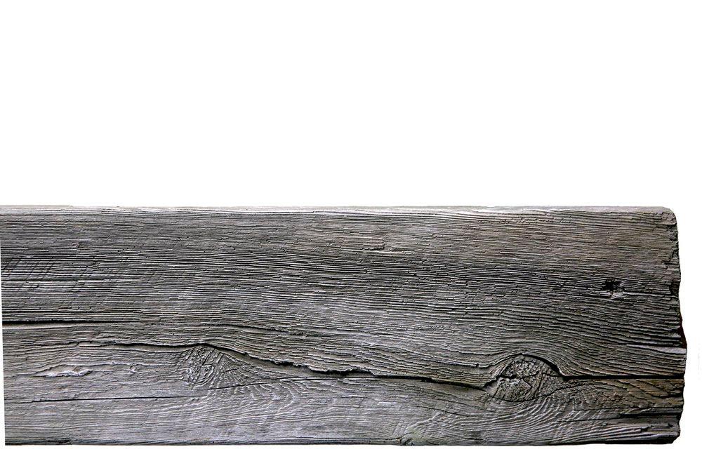 Lexington Hearth Grist Mill 60" Non-Combustible Weathered Gray Mantel Shelf Kit