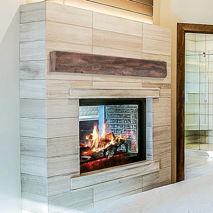 Lexington Hearth Grist Mill 72" Non-Combustible Maduro Mantel Shelf Kit